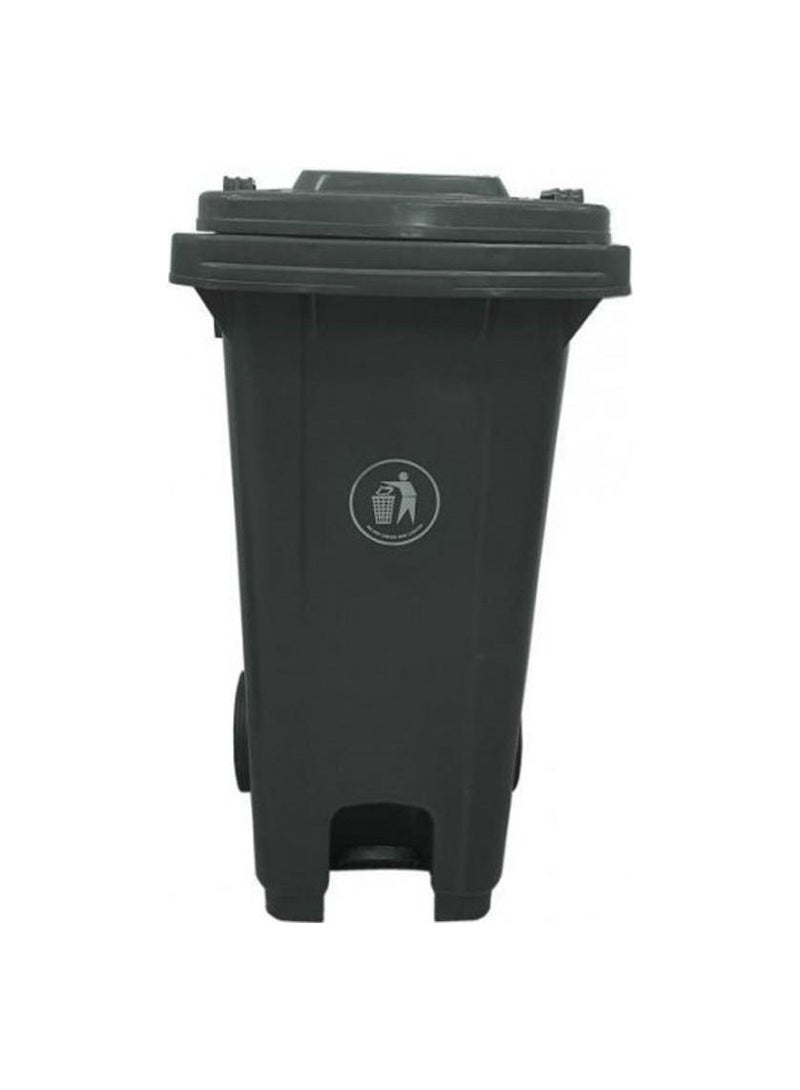 High quality Plastic Garbage Bin 120 Liters Black