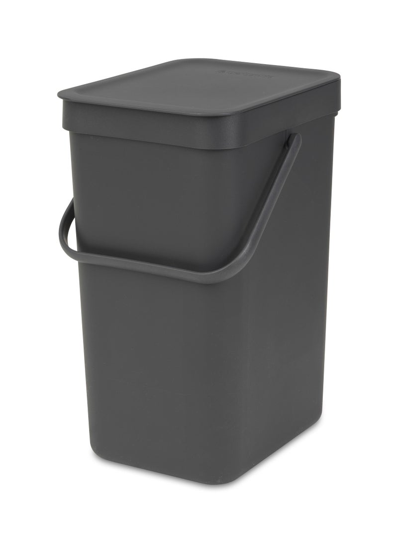 BRABANTIA Sort & Go Waste Bin 12 litre - Grey