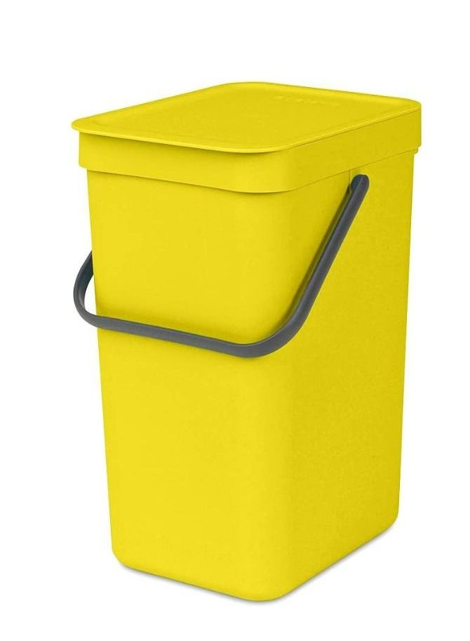 Waste Bin 12L Yellow