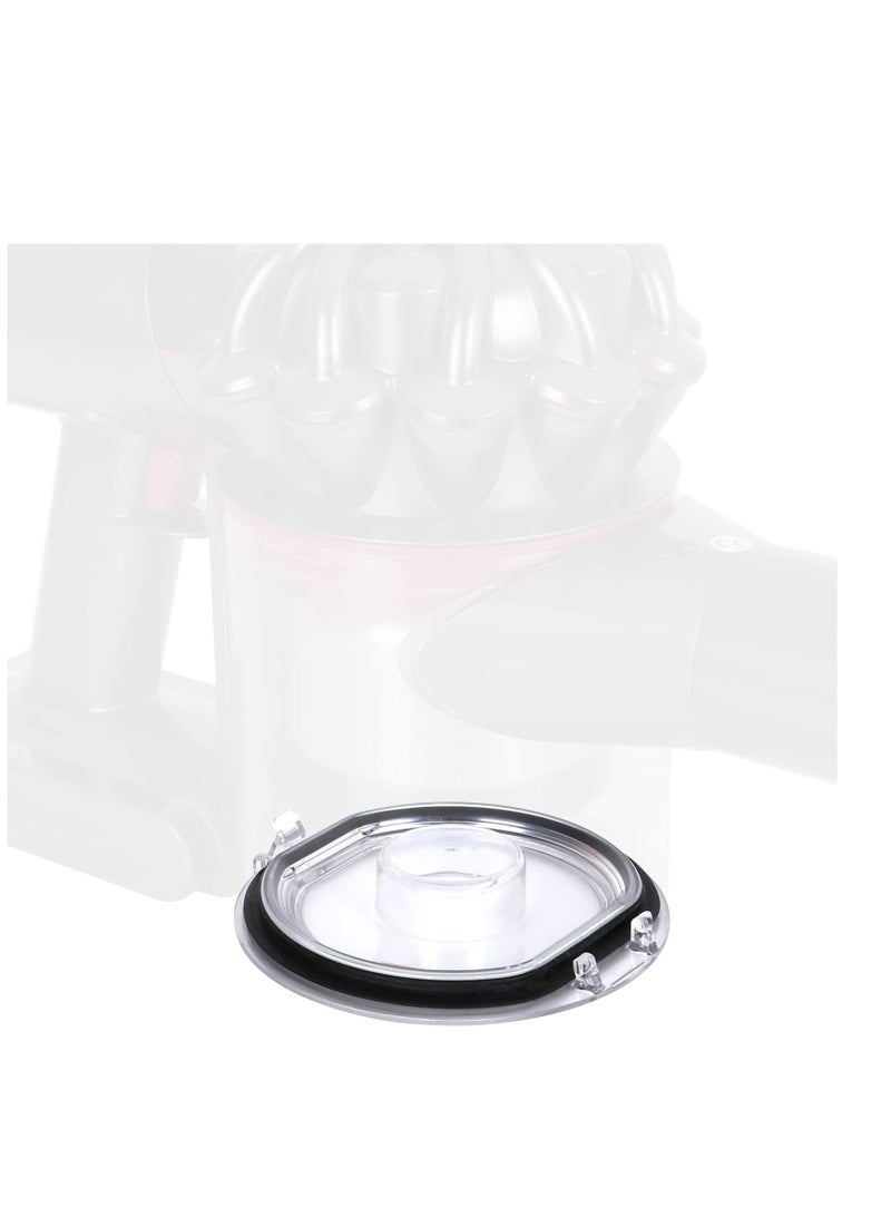 Dust Bin Lid, Compatible with Dyson Vacuum Cleaner V7 V8 Models Dust Bin Door, Dust Bucket Cover, Dust Box, Trash Bin Base Lid Replacement Parts