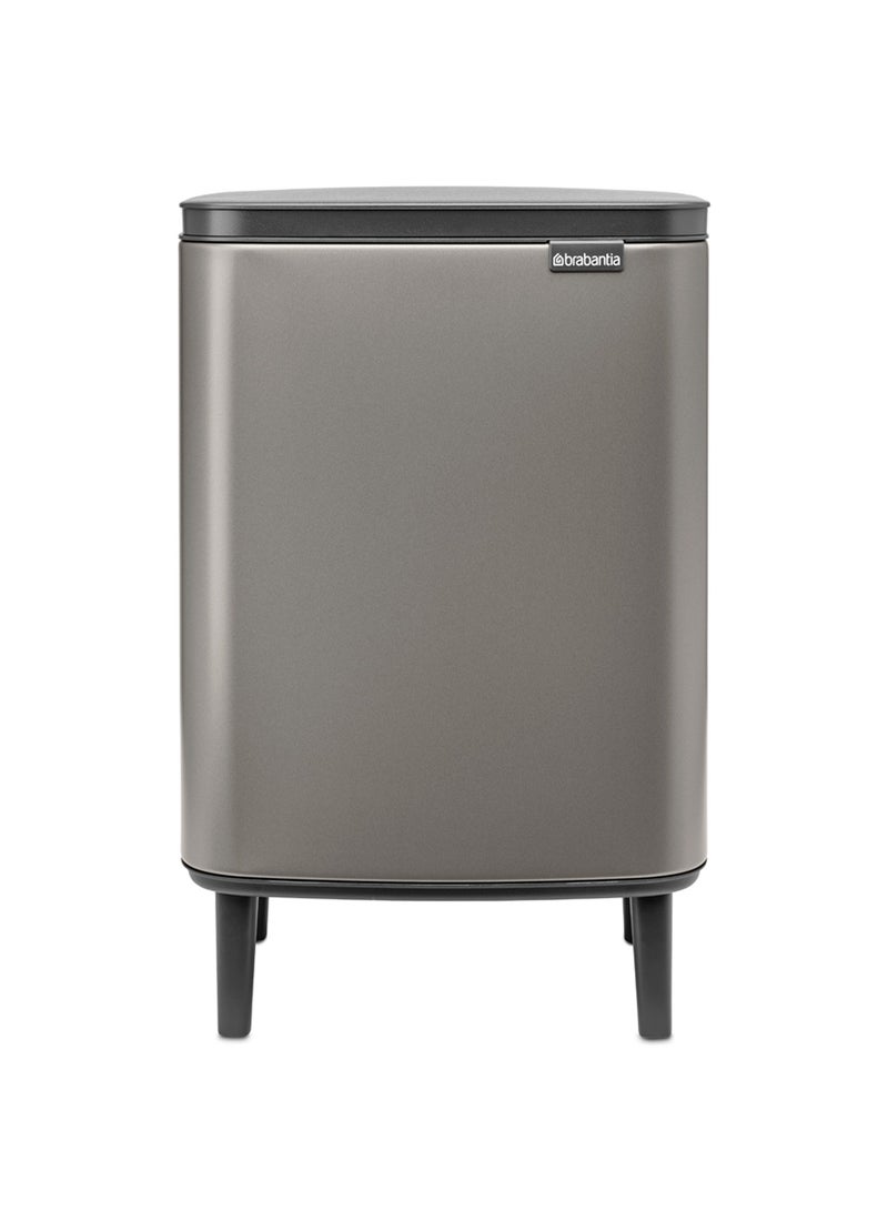 Bo Waste Bin HI 12L Platinum