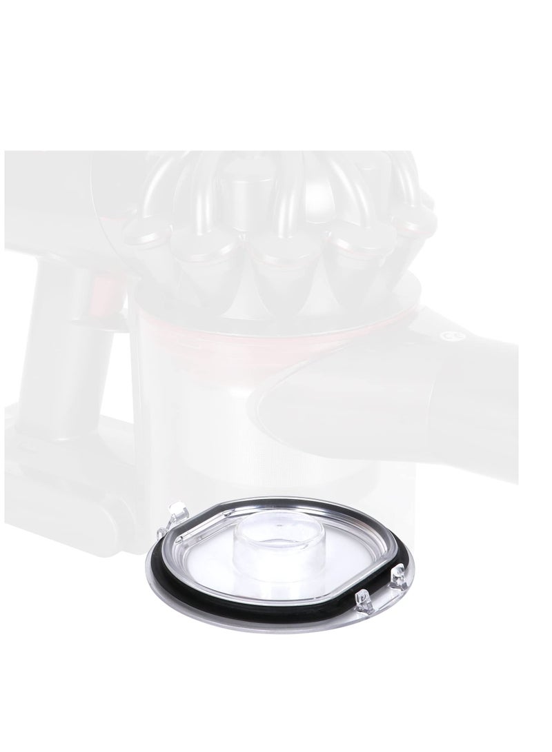 Dust Bin Lid, Compatible with Dyson Vacuum Cleaner V7 V8 Models Dust Bin Door, Dust Bucket Cover, Dust Box, Trash Bin Base Lid Replacement Parts