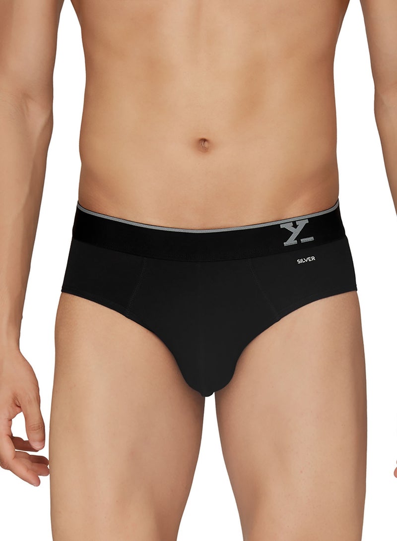 Pack of 3 Traq Anti-bacterial Odour-free cotton Solid Men Brief