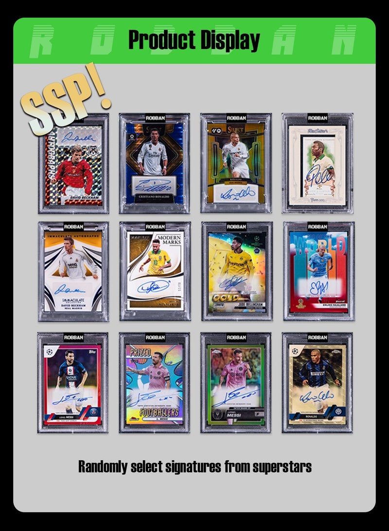 Collectible Signed Cards Rare Finds Perfect for Fans and Collectors SSP Soccer Football Star Autographed Sport Cards Mystery Box