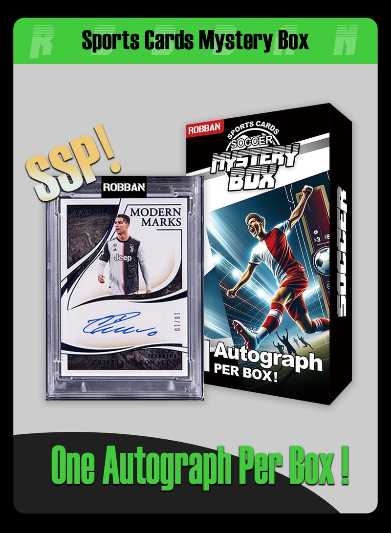 Collectible Signed Cards Rare Finds Perfect for Fans and Collectors SSP Soccer Football Star Autographed Sport Cards Mystery Box