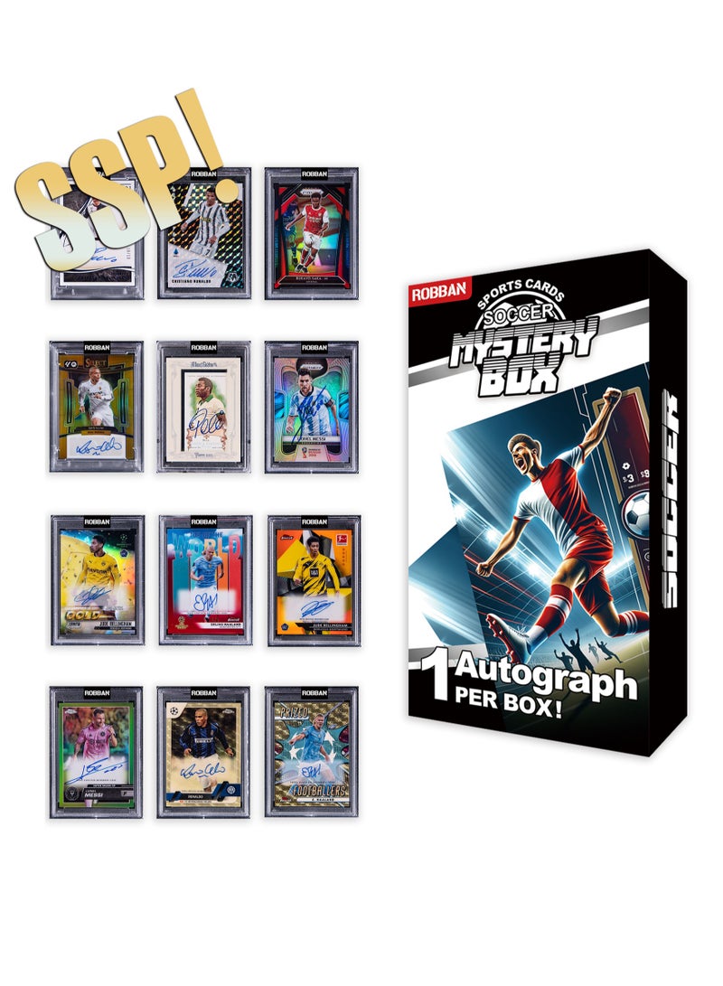 Collectible Signed Cards Rare Finds Perfect for Fans and Collectors SSP Soccer Football Star Autographed Sport Cards Mystery Box