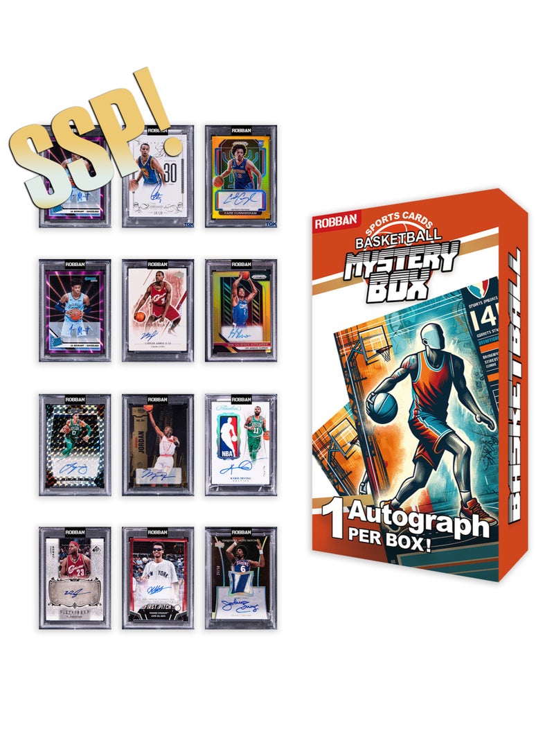 Logoman 1/1 Includes Signed Finds LeBron James Stephen Curry Kevin Durant James Harden 1Variation & 1 Autographed Per Mystery Box Basketball Sports Trading Cards