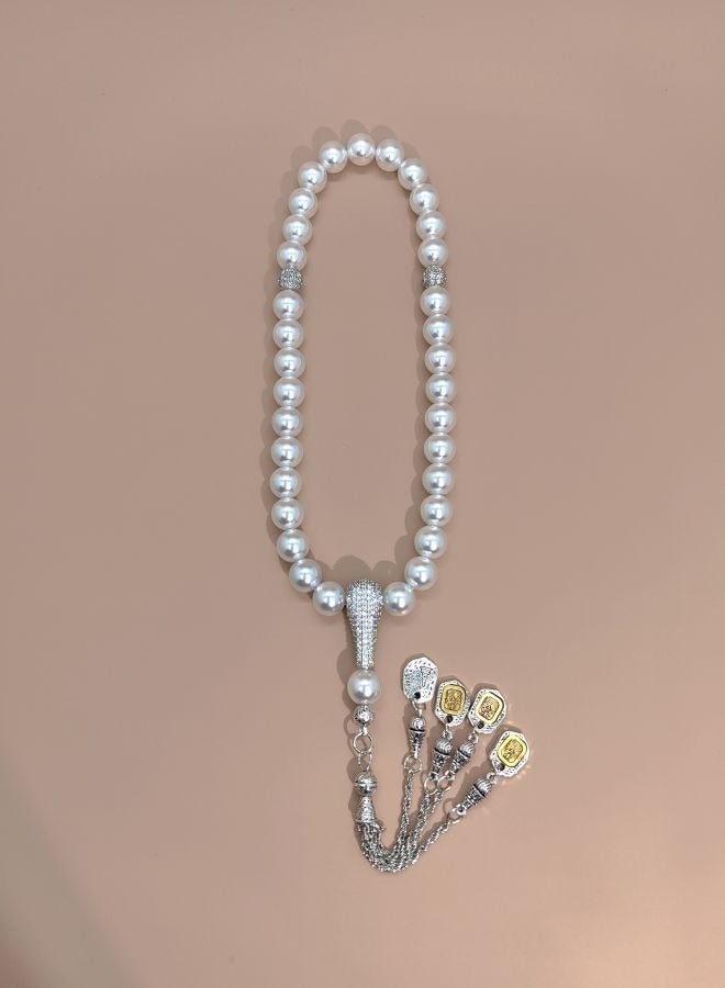 Original Design/33 Crystal Pearls Prayer Beads /Tasbih/10mm