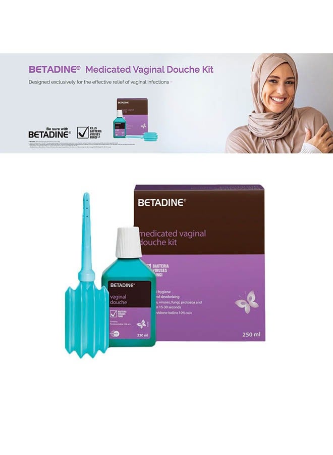 Betadine Medicated Douche Kit: Complete Feminine Hygiene Solution