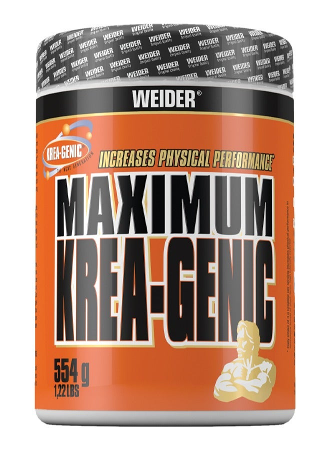 Maximum Krea-Genic 554g - Advanced Buffered Creatine for Enhanced Muscle Performance