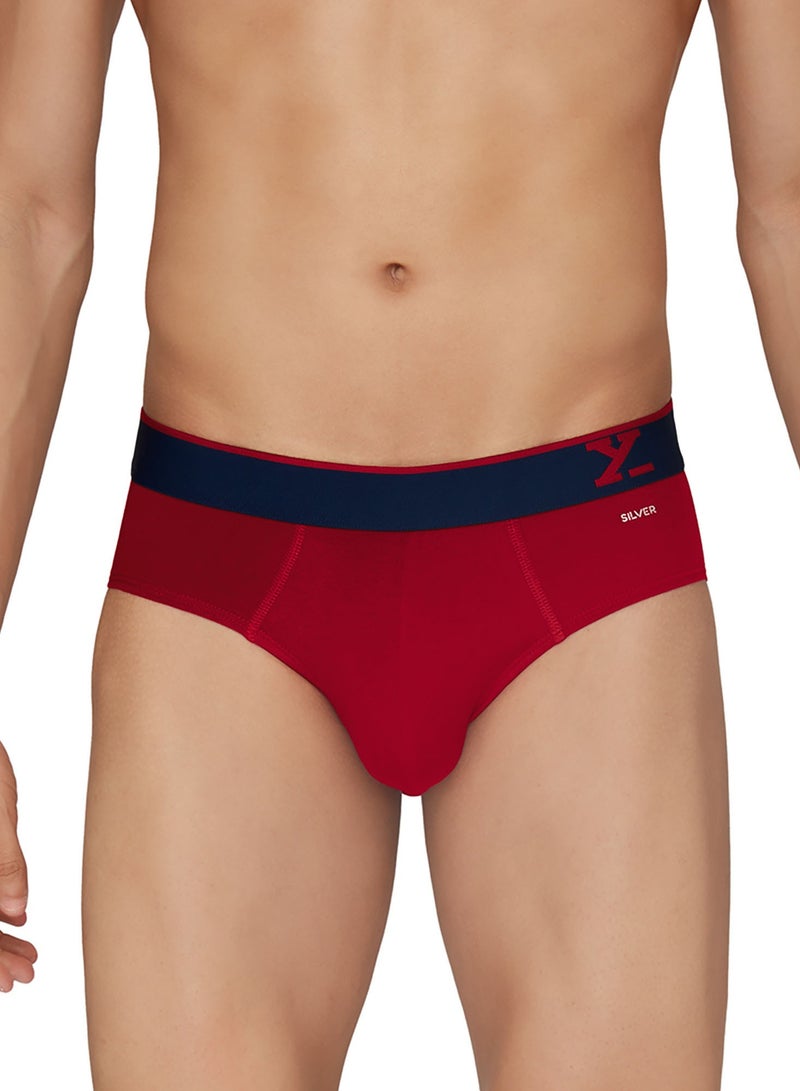 Pack of 3 Traq Anti-bacterial Odour-free cotton Solid Men Brief
