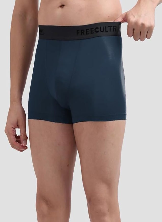 FREECULTR Men's Underwear Anti Bacterial Micromodal Airsoft Trunk - Non Itch No Chaffing Sweat Proof -Pack 3