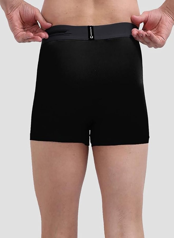 FREECULTR Men's Underwear Anti Bacterial Micromodal Airsoft Trunk - Non Itch No Chaffing Sweat Proof -Pack 3