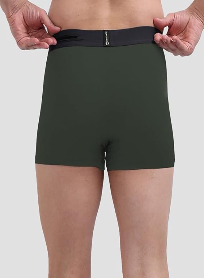 FREECULTR Men's Underwear Anti Bacterial Micromodal Airsoft Trunk - Non Itch No Chaffing Sweat Proof -Pack 3