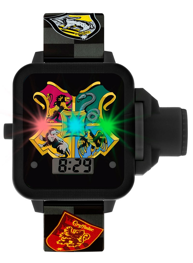 Warner Brothers Harry Potter Black Strap Projection Watch - HP4113