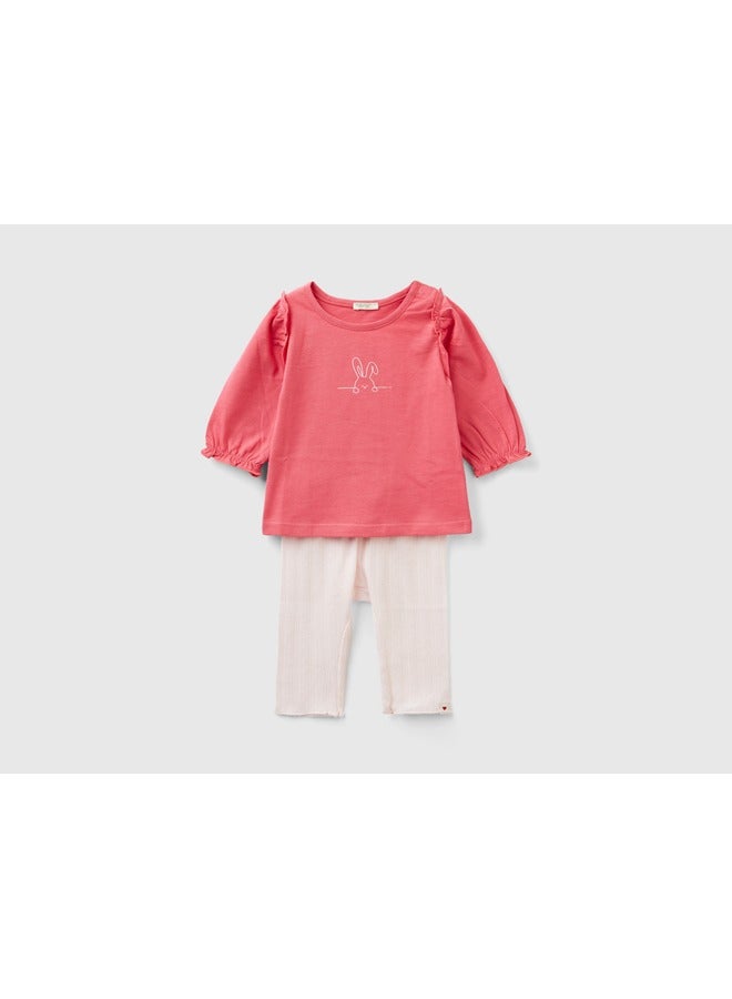 T-Shirt And Trousers Set
