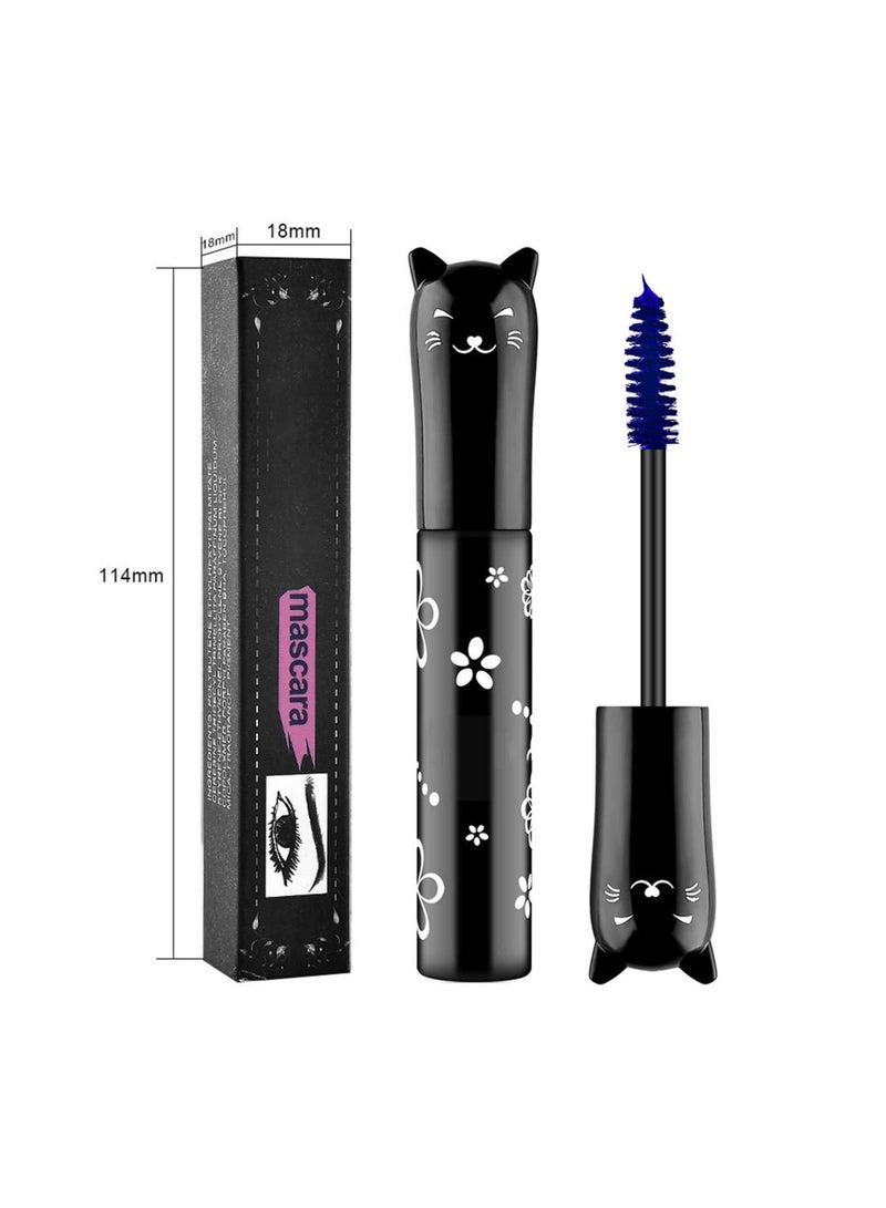 Colored Eyelash Mascara Set, 5 Colors Colorful Waterproof Rainbow Fiber Eyelashes Long Lasting Thick Volume Eye Lash for Women Cruelty Free Vegan Natural Makeup All Day