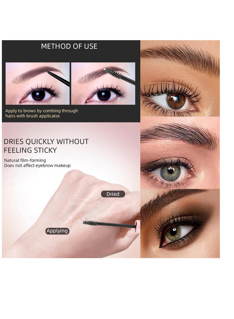 Eyebrow Gel Clear, Brow Gel, Eye Brow Gel Waterproof Eyebrow Glue Transparent Long Lasting Setting Eyebrow Gel, Natural Styling Repair All-Day Clear Mascara for Eyebrows Primer