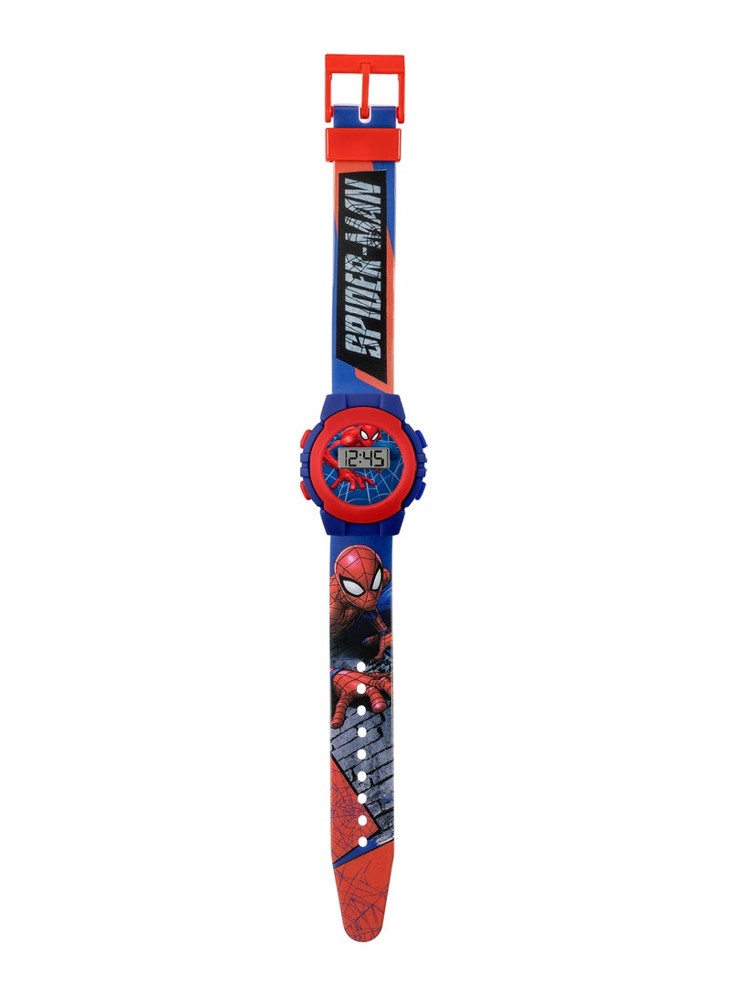 Marvel Spiderman Red and Blue Digital Boys Watch - SPD4972