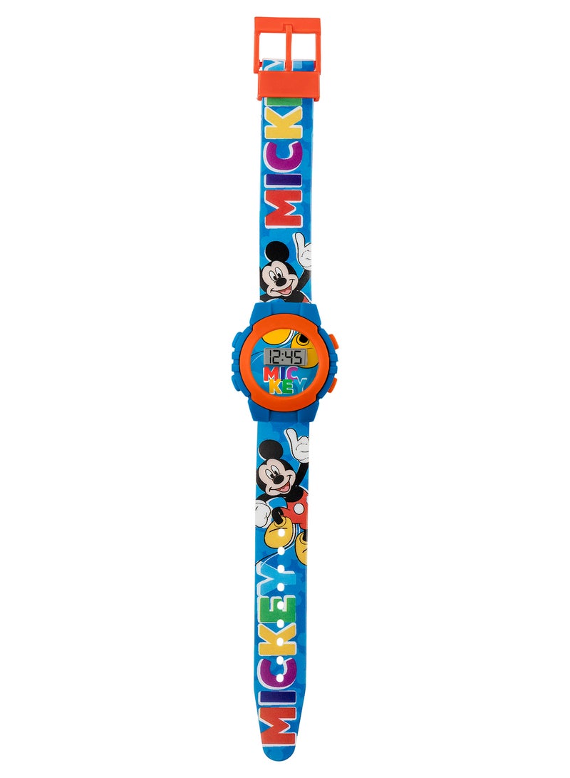 Disney Mickey Mouse Multicoloured Digital Boys Watch - MK4164