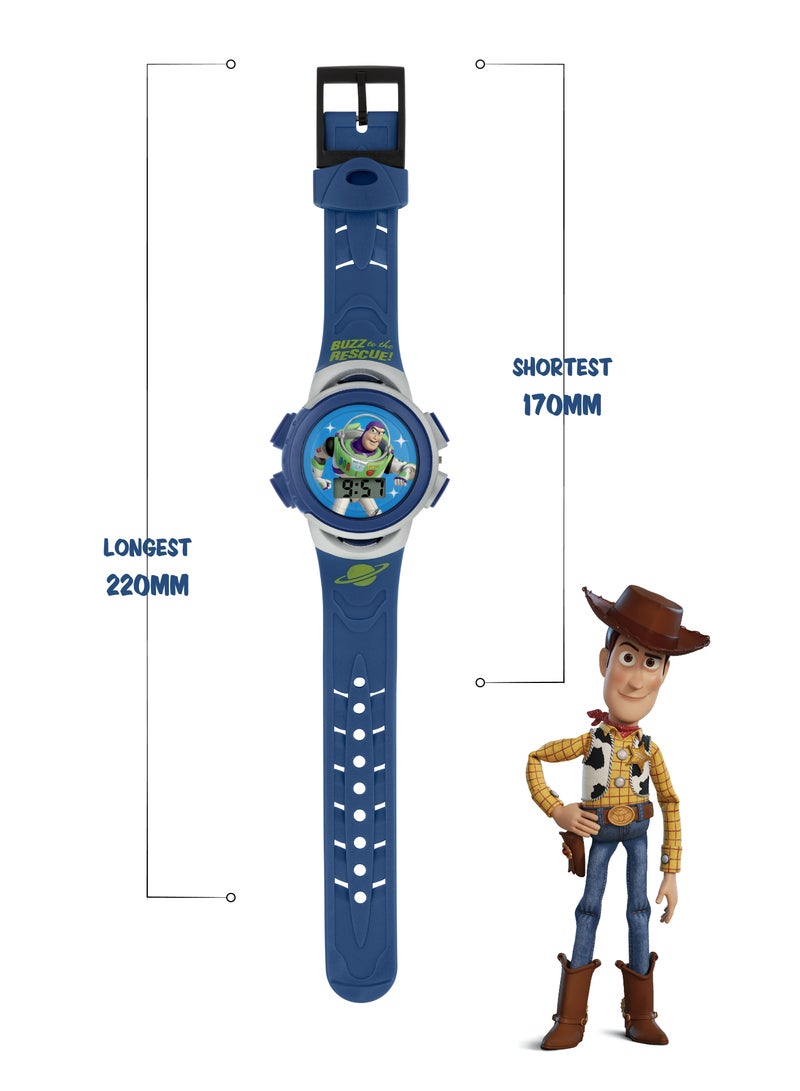 Toy Story Kids Printed Silicon Strap Boys Watch - TYM4009ARG