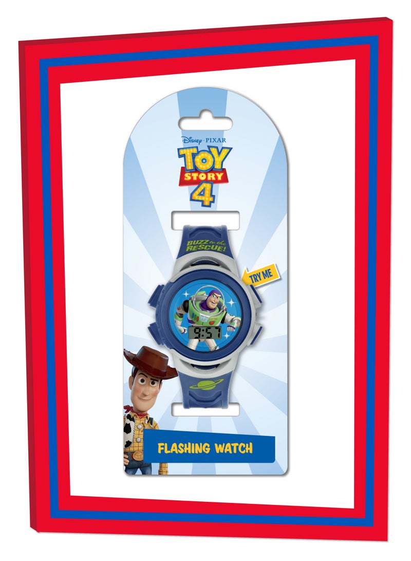 Toy Story Kids Printed Silicon Strap Boys Watch - TYM4009ARG