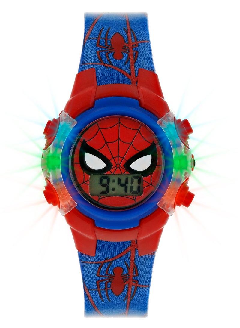 Disney Marvel Spiderman Printed Silicone Strap Boys Watch -SPD4504