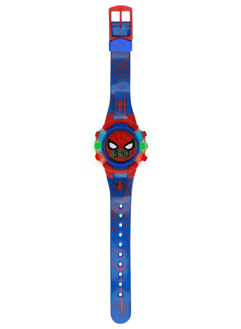 Disney Marvel Spiderman Printed Silicone Strap Boys Watch -SPD4504