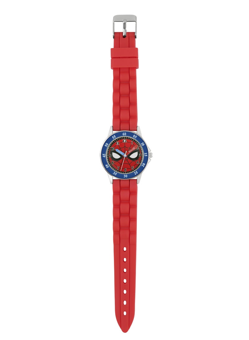 Disney Marvel Spiderman Red Silicon Strap Boys Watch - SPD9038