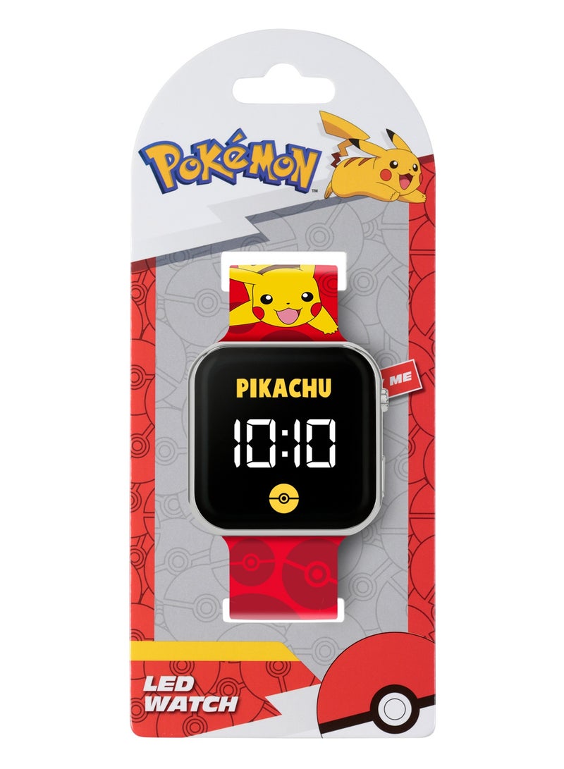 Pokémon LED Printed Strap Boys Watch - POK4405