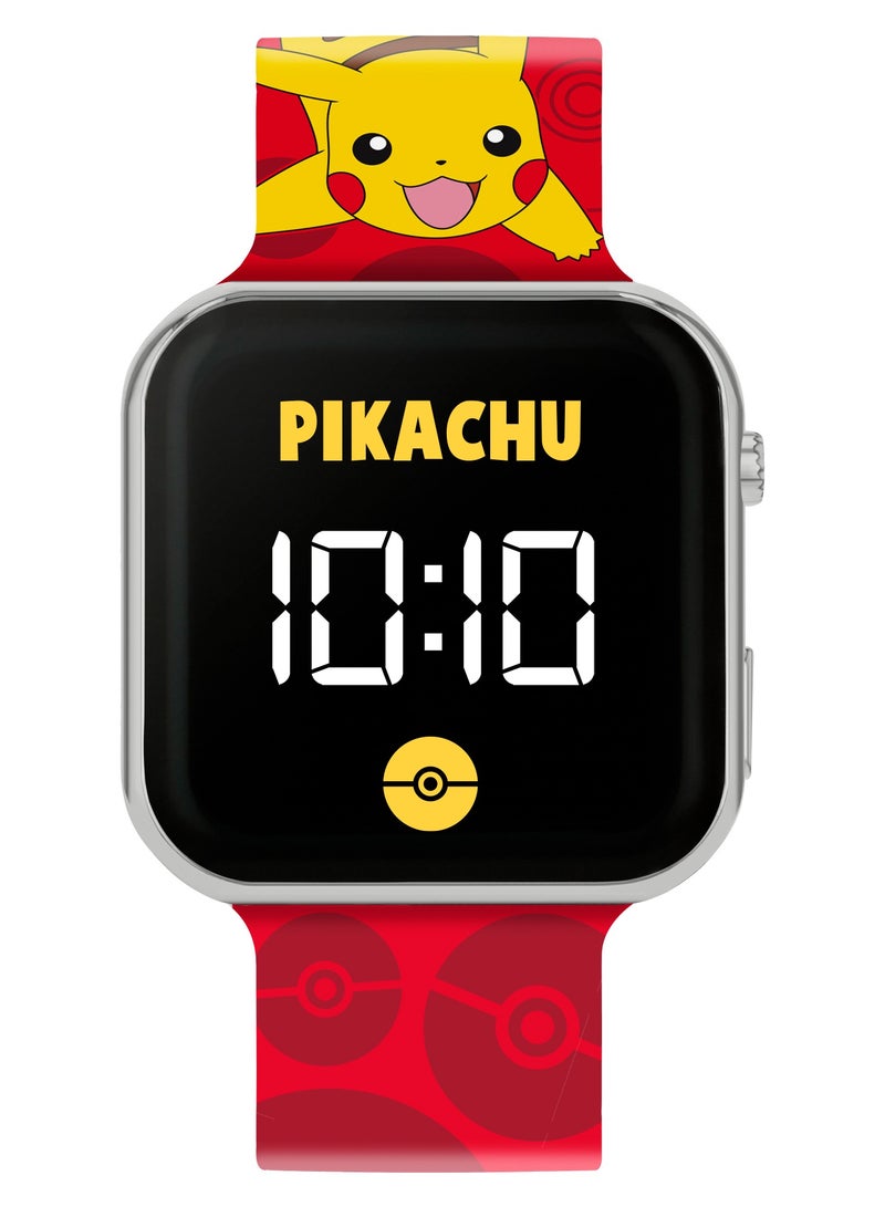 Pokémon LED Printed Strap Boys Watch - POK4405