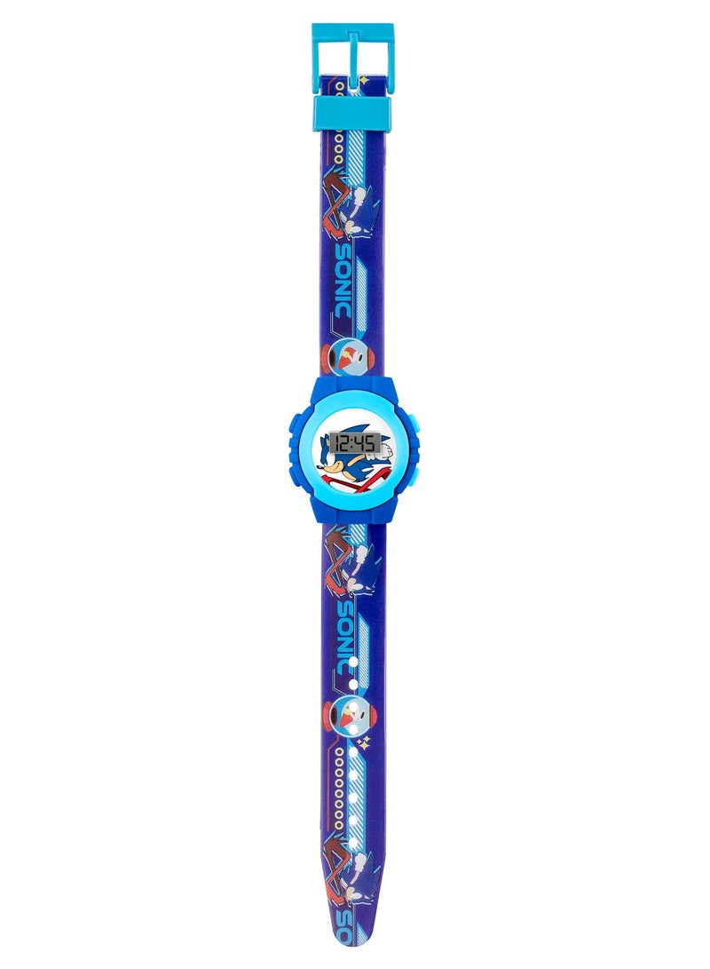 Sega Sonic The Hedgehog Blue Digital Boys Watch - SNC4316