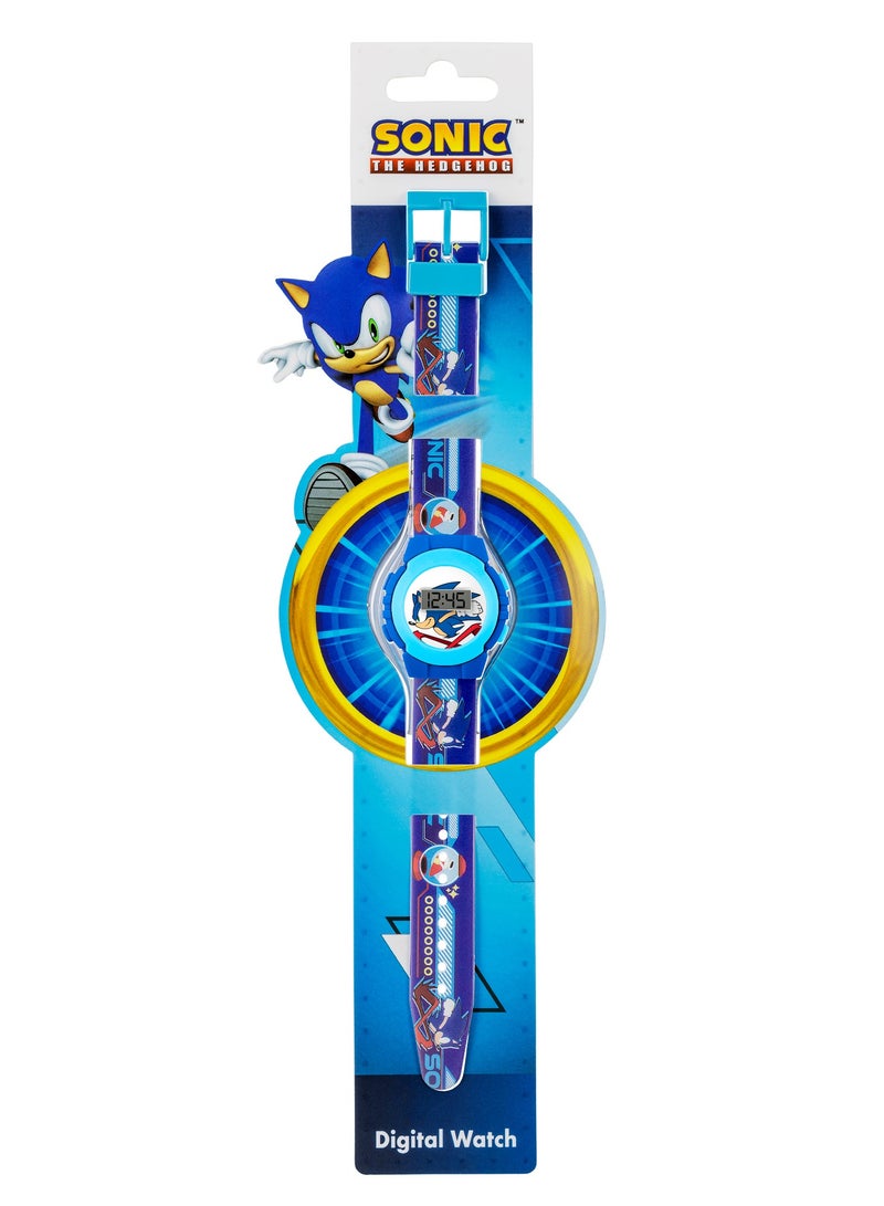 Sega Sonic The Hedgehog Blue Digital Boys Watch - SNC4316