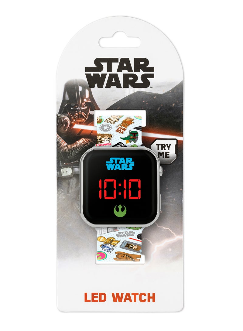 Star Wars LED Strap Boys Watch - STW4074