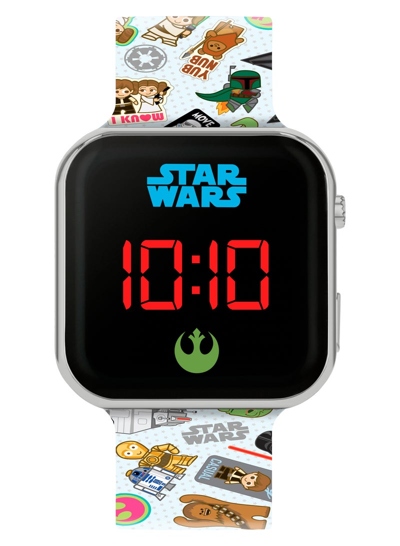 Star Wars LED Strap Boys Watch - STW4074