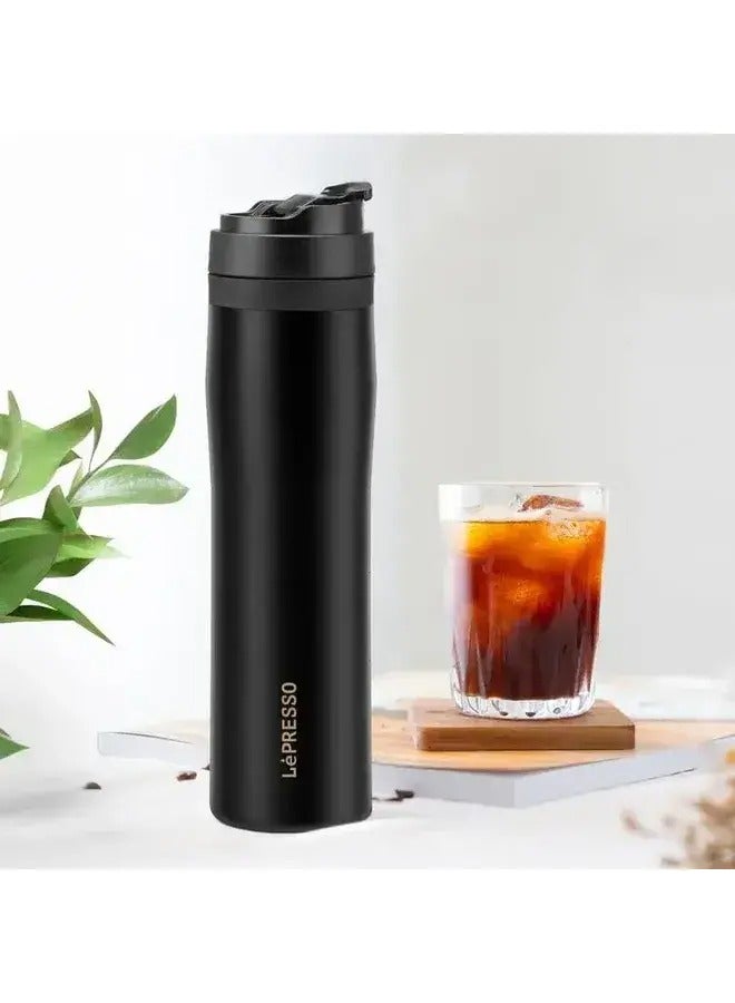 Portable Mug French Press Coffee & Tea, 350ml Capacity, Portable, Keeps Drinks Warm