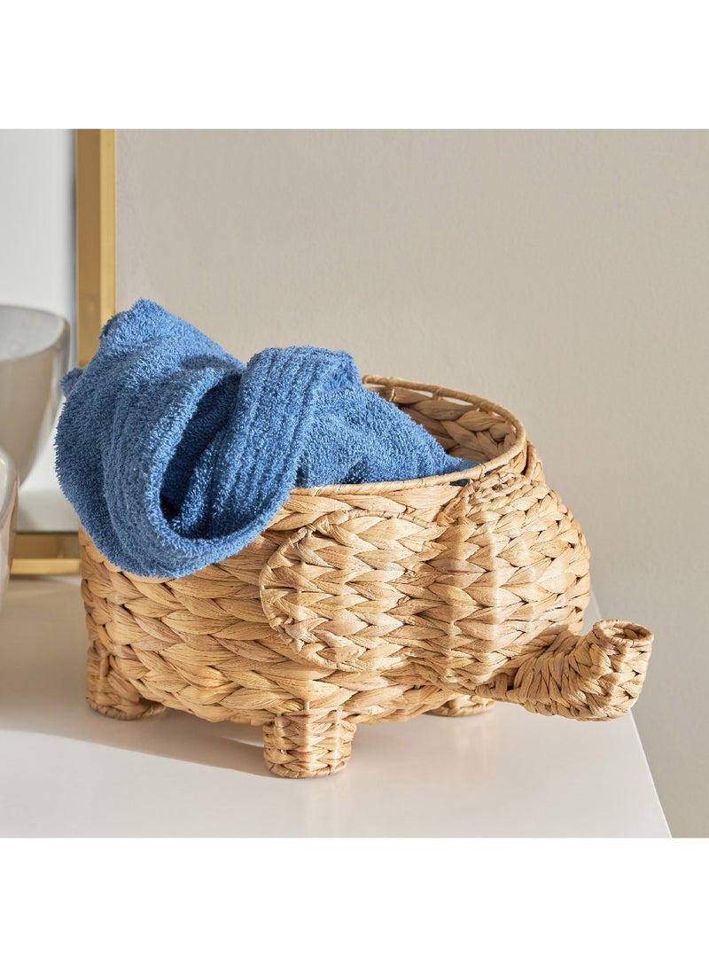 Natura Elephant Water Hyacinth Basket 40 x 19 x 28 cm