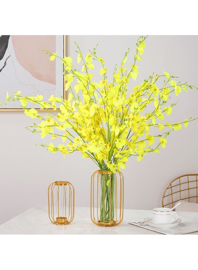 3 pcs Vase with metal stand
