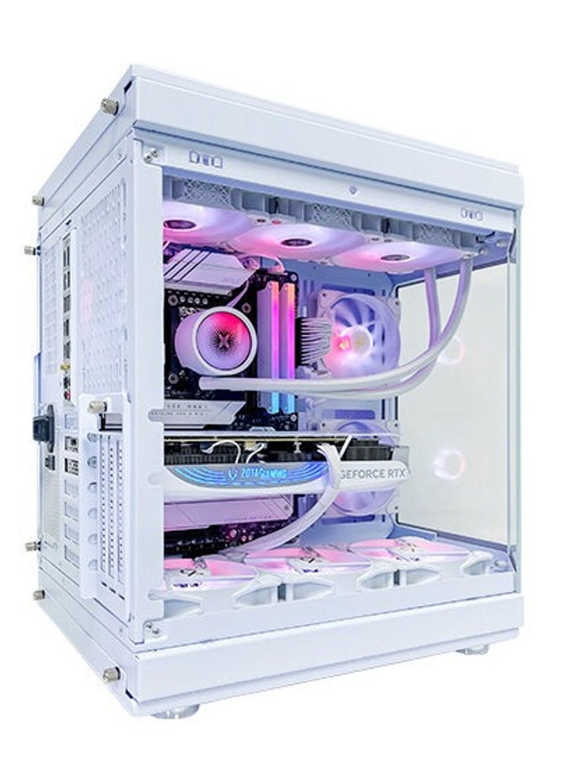 Nova Gaming PC - Intel Core i5-14400F Processor, 10 Cores & 16 Threads, Nvidia RTX 4070 Super 12GB GDDR6X OC Edition GPU, DDR4 32GB (2*16) 3600MHz Ram, 2TB NVMe M.2 SSD, AIO 3 Fan Liquid Cooler, 750W PSU, Windows 11 Pro