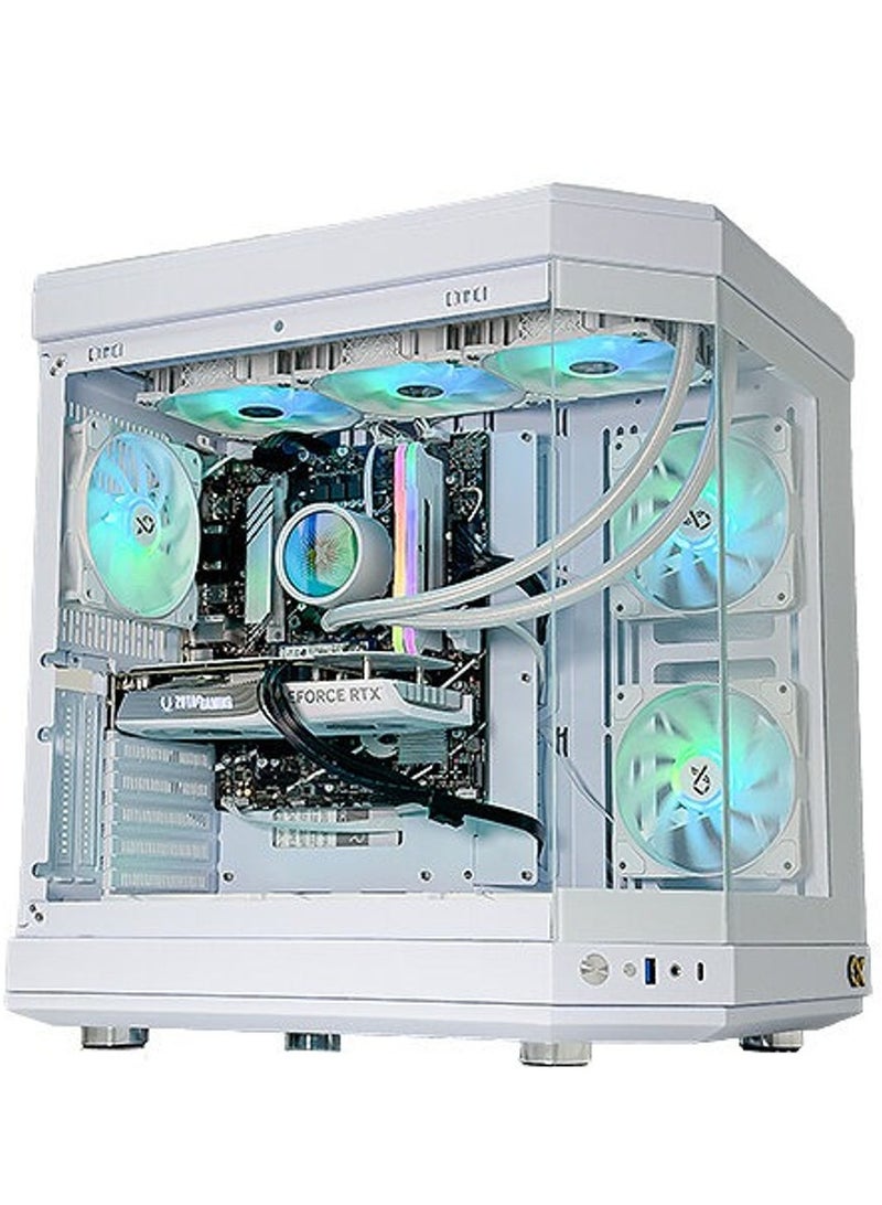 Nova Gaming PC - Intel Core i5-14400F Processor, 10 Cores & 16 Threads, Nvidia RTX 4070 Super 12GB GDDR6X OC Edition GPU, DDR4 32GB (2*16) 3600MHz Ram, 2TB NVMe M.2 SSD, AIO 3 Fan Liquid Cooler, 750W PSU, Windows 11 Pro