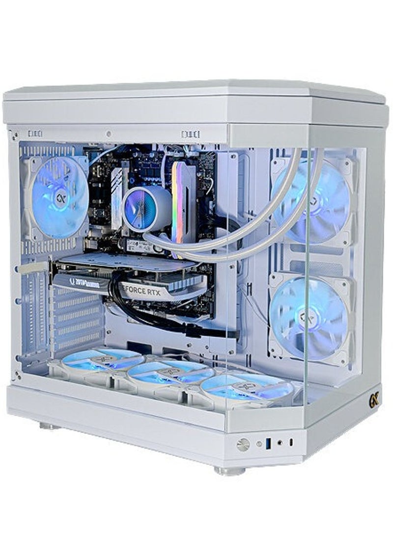 Nova Gaming PC - Intel Core i5-14400F Processor, 10 Cores & 16 Threads, Nvidia RTX 4070 Super 12GB GDDR6X OC Edition GPU, DDR4 32GB (2*16) 3600MHz Ram, 2TB NVMe M.2 SSD, AIO 3 Fan Liquid Cooler, 750W PSU, Windows 11 Pro