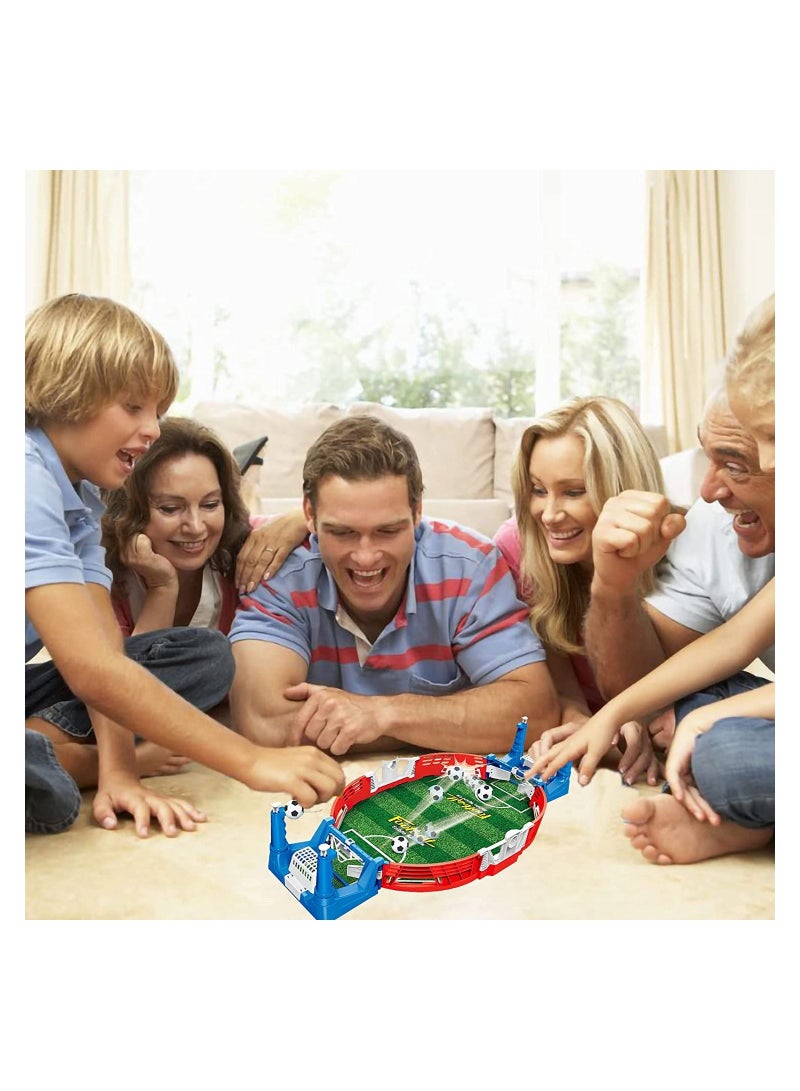 Mini Tabletop Football, 2-Player Party Interactive Soccer Game Toy Gift for Kids Adults Promote Friendship & Parent-Child Relationship
