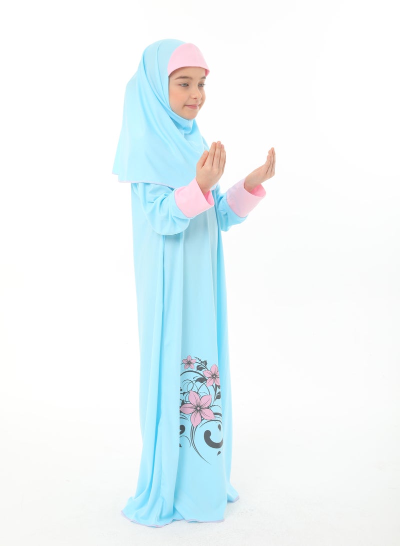 Prayer Set For Girls Blue Color