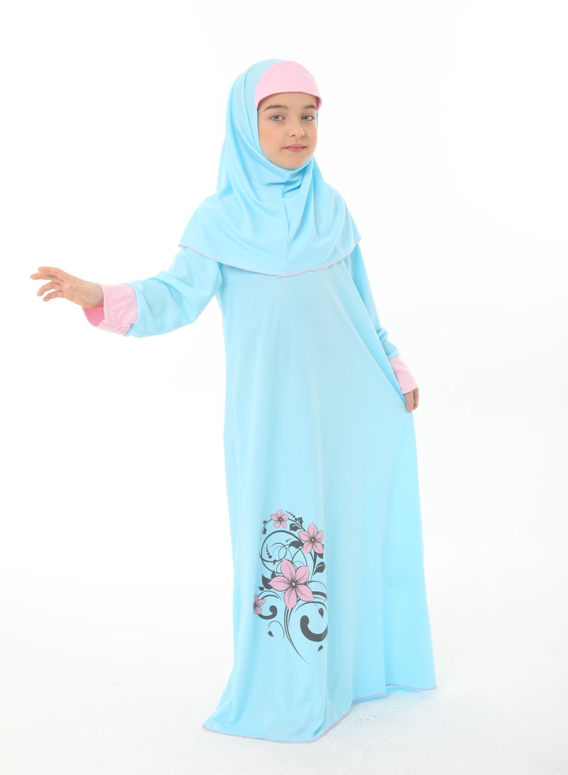 Prayer Set For Girls Blue Color