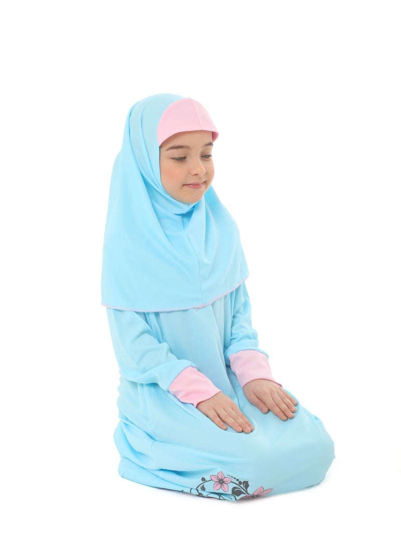 Prayer Set For Girls Blue Color