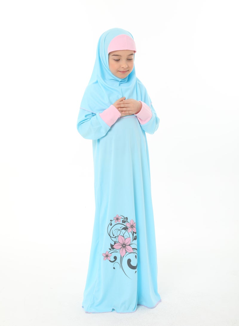 Prayer Set For Girls Blue Color