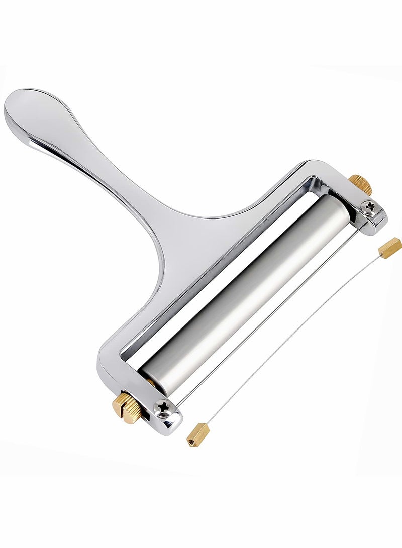 Stainless Steel Cheese Slicer with Adjustable Thickness for Perfect Cuts