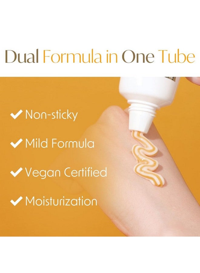 D'Alba White Truffle Double Moisture Cream Vegan Moisturizer Nourishing And Firming Dual Formula In One Tube (2.02 Oz)