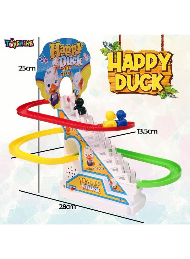 Happy Duck Track Set Toy Track Set Rolling Toy Fun Gifts For Boy & Girl Great Birthday Gift Ages 1 2 3