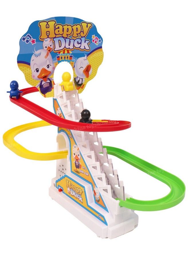 Happy Duck Track Set Toy Track Set Rolling Toy Fun Gifts For Boy & Girl Great Birthday Gift Ages 1 2 3